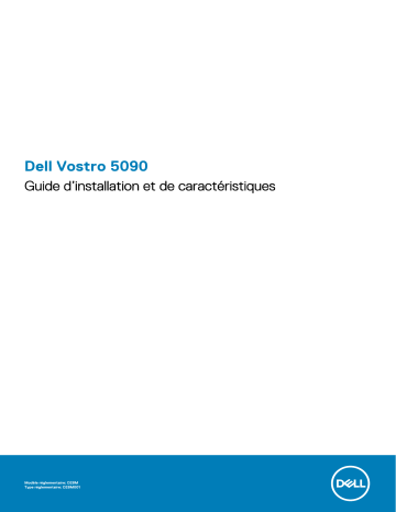 Dell Vostro 5090 desktop Manuel du propriétaire | Fixfr