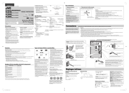 JVC UX-SG7VBE Manuel utilisateur