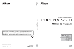 Nikon Coolpix S6200 Manuel utilisateur