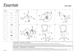 OFM ESS-3010 Home Office Desk Chair Guide d'installation