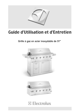 Electrolux E51NB60ESS Bbq And Gas Grill Guide d'installation