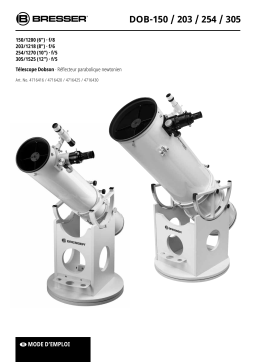 Bresser Messier 6'' Planetary Dobson Telescope Manuel utilisateur