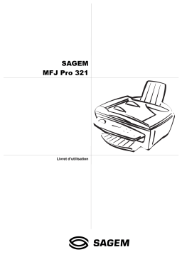 Sagem MF J PRO 321 Manuel utilisateur