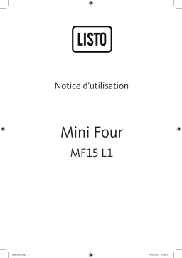 Listo MF15 L1 Manuel utilisateur