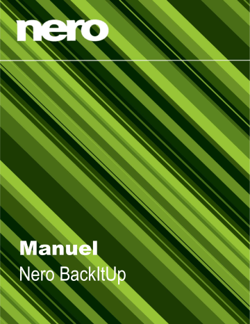 Mode d'emploi | Nero BackItUp Manuel utilisateur | Fixfr