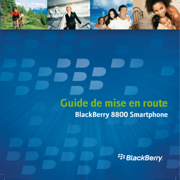 Manuel du propriétaire | Blackberry 8800 Manuel utilisateur | Fixfr