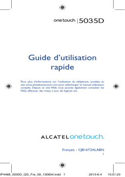 Alcatel X'Pop OT-5035D Manuel utilisateur