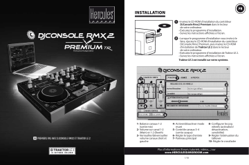 Mode d'emploi | Hercules DJConsole RMX2  Manuel utilisateur | Fixfr