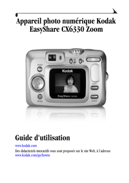 Kodak EasyShare CX6330 Manuel utilisateur