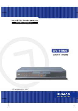 Humax DV-1100S Manuel utilisateur