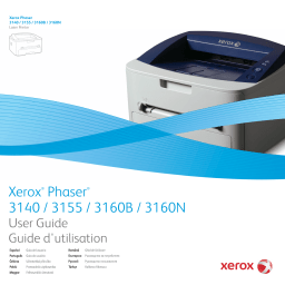 Xerox Phaser 3140 Manuel utilisateur