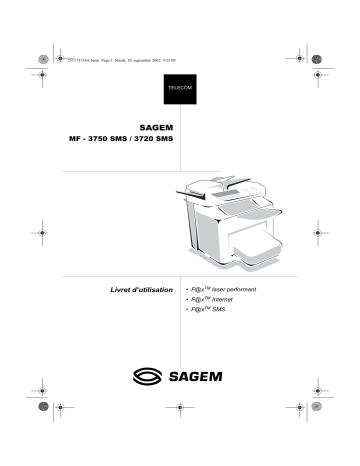 Manuel du propriétaire | Sagem MF 3750 SMS Manuel utilisateur | Fixfr