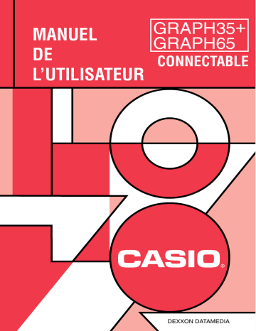 Manuel du propriétaire | Casio GRAPH 35+ Manuel utilisateur | Fixfr