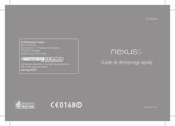 Google Nexus 5 Manuel utilisateur