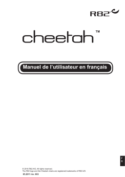 R82 Cheetah Seating Manuel utilisateur