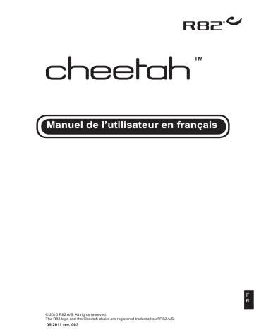 R82 Cheetah Seating Manuel utilisateur | Fixfr