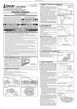 Linear LDCO850 Guide d'installation