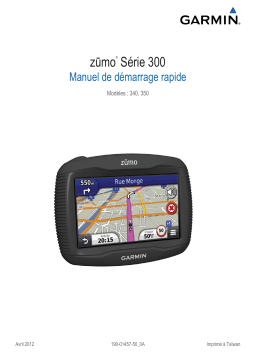 Garmin Zumo 300 Manuel utilisateur