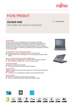 FUJITSU SIEMENS CELSIUS H265 Manuel utilisateur