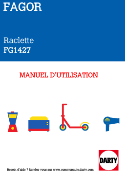 Fagor FG958 Manuel utilisateur