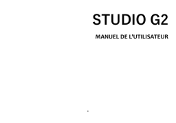 Blu Studio G2 Manuel du propriétaire