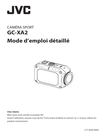 Manuel du propriétaire | JVC GZ-R495A Manuel utilisateur | Fixfr