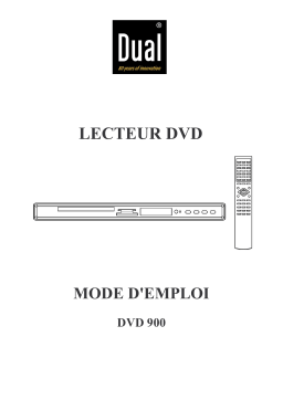 Dual DVD-900 Manuel utilisateur