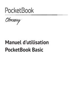 Pocketbook Basic New Manuel utilisateur