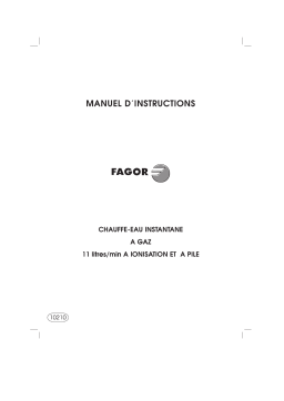 Fagor 3FEP-11_I_B Manuel utilisateur