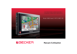 Becker Traffic Assist Z107 Manuel utilisateur