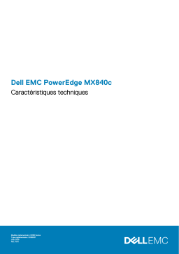 Dell PowerEdge MX840c server spécification