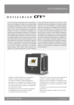 Hasselblad CFV 39 Manuel utilisateur
