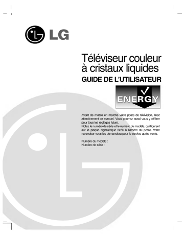 LG RZ-32LZ50 Manuel du propriétaire | Fixfr