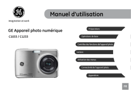 GE Série C1033 Manuel utilisateur