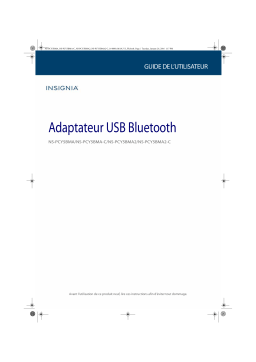 Insignia NS-PCY5BMA2 | NS-PCY5BMA2-C Bluetooth 4.0 USB Adapter Manuel utilisateur