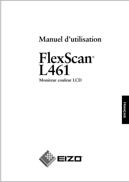 Eizo FlexScan L461 Manuel utilisateur