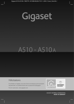 Siemens Gigaset A510A Manuel utilisateur