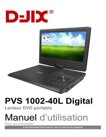 Manuel du propriétaire | Logicom D-JIX PVS 1002-40LN Manuel utilisateur | Fixfr