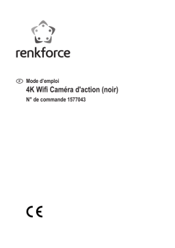 Renkforce RF-AC-4K Action camera Web cam, 4K, Wi-Fi, Waterproof, Dustproof Manuel du propriétaire