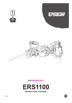 Erbauer ERS1100 Manuel utilisateur