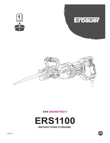 Erbauer ERS1100 Manuel utilisateur | Fixfr
