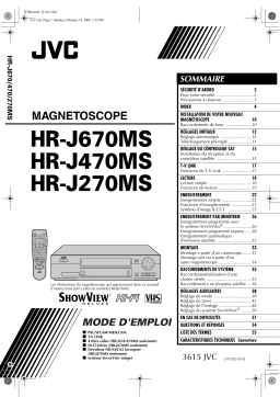 JVC HR-J470MS Manuel utilisateur