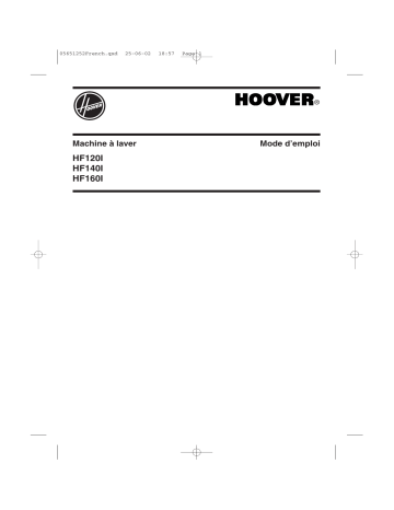 Manuel du propriétaire | Hoover HF120I Manuel utilisateur | Fixfr