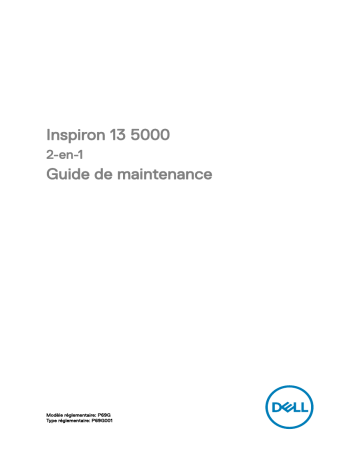 Dell Inspiron 13 5379 2-in-1 laptop Manuel utilisateur | Fixfr