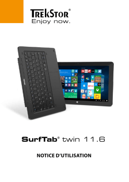 Trekstor SurfTab Twin 11.6 LTE Manuel utilisateur