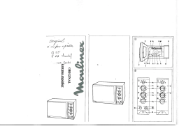Moulinex Q95 R64 MICROCHEF Manuel utilisateur