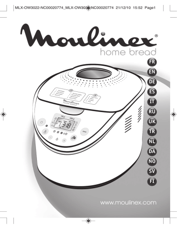 Moulinex OW302000 home bread blanche Manuel utilisateur | Fixfr