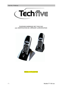 TECHFIVE 160 DUO Manuel utilisateur