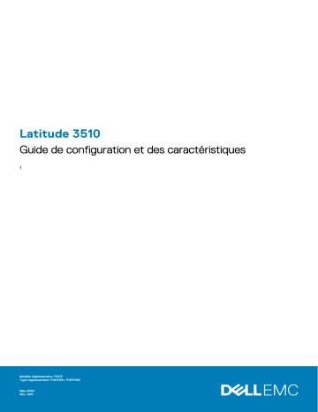 Dell Latitude 3510 laptop Manuel du propriétaire | Fixfr