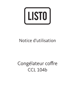 Listo CCL 104B Manuel utilisateur